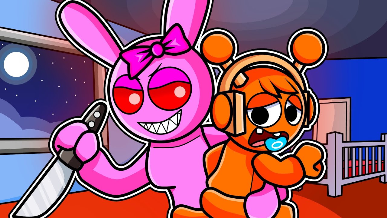 Bebe Oren Secuestrado por la NIÑERA PINKI MALVADA en Roblox