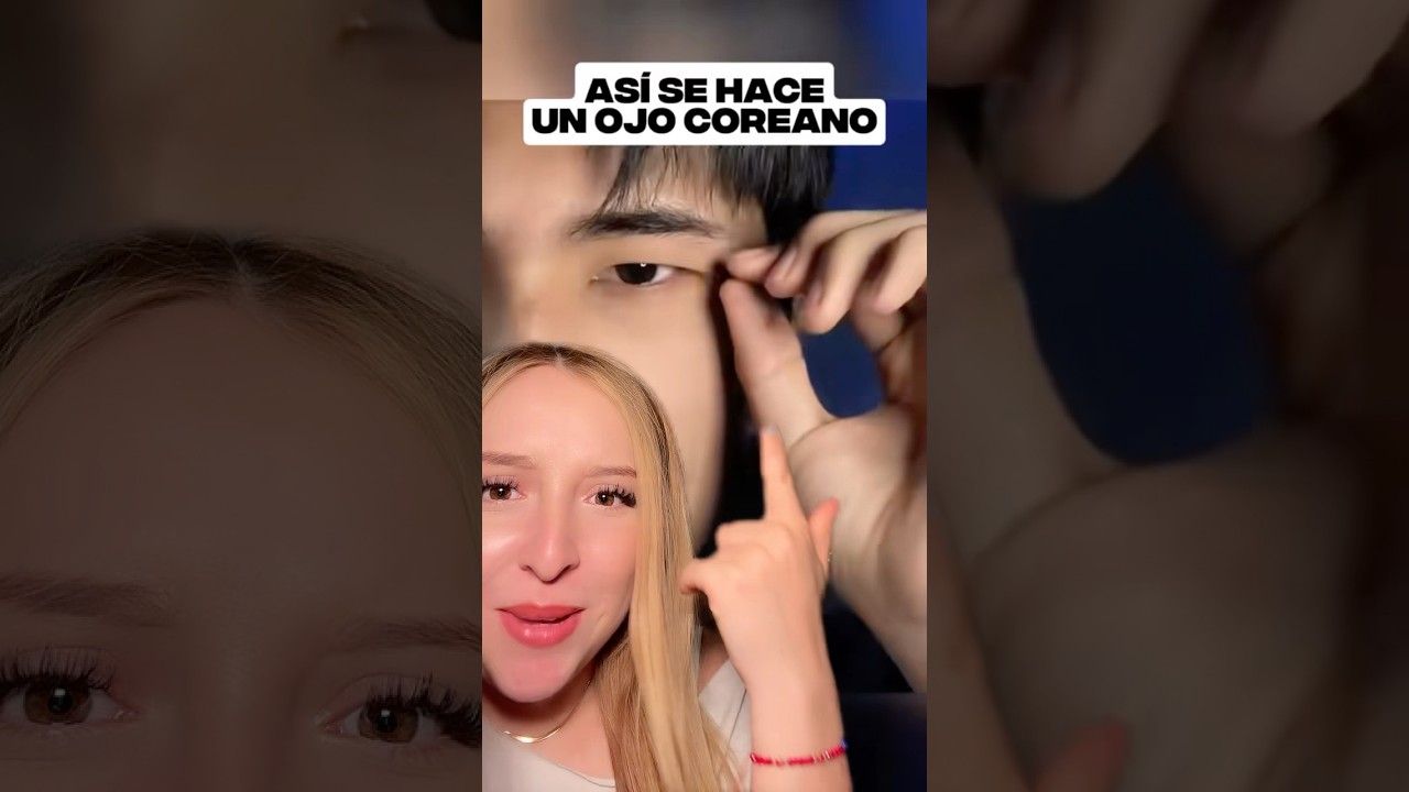 COMO TENER LOS OJOS DE UN COREANO 😳🤯 #poderdufito 🧸