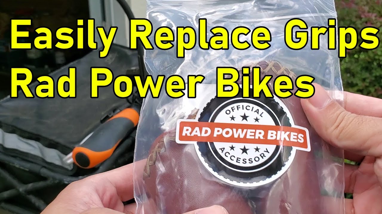 Easily Replace Grips Rad Power Bikes 👍🧡🚴‍♂️💨 @JamesBondJB007