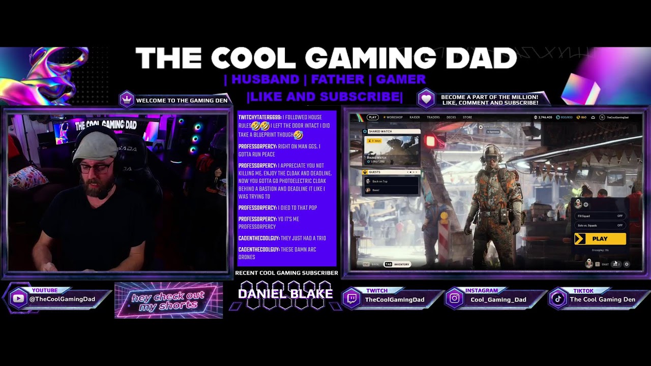 🔴 LIVE ARC Faders RUN DA HANDS! #coolgamingdad #ArcRaiders #LiveGaming #ExtractionShooter #DadGamer