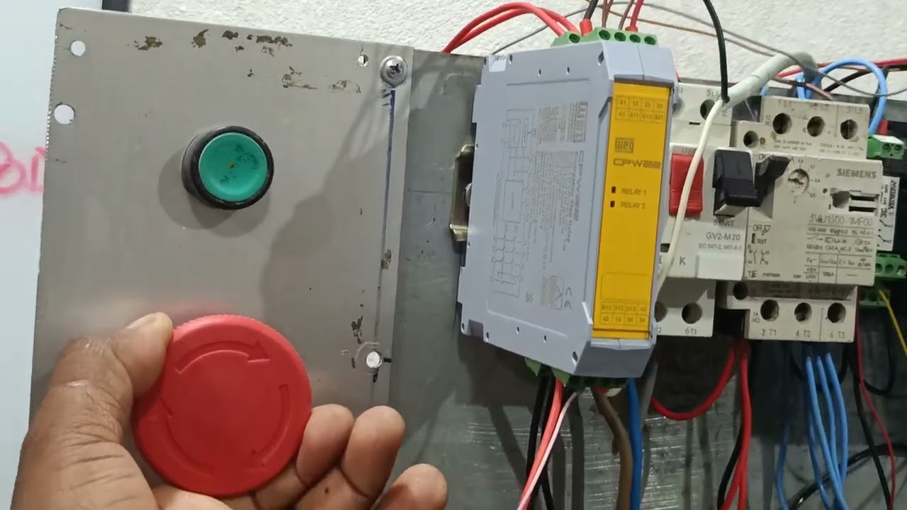 Relé de segurança - funcionamento prático (1) Automação