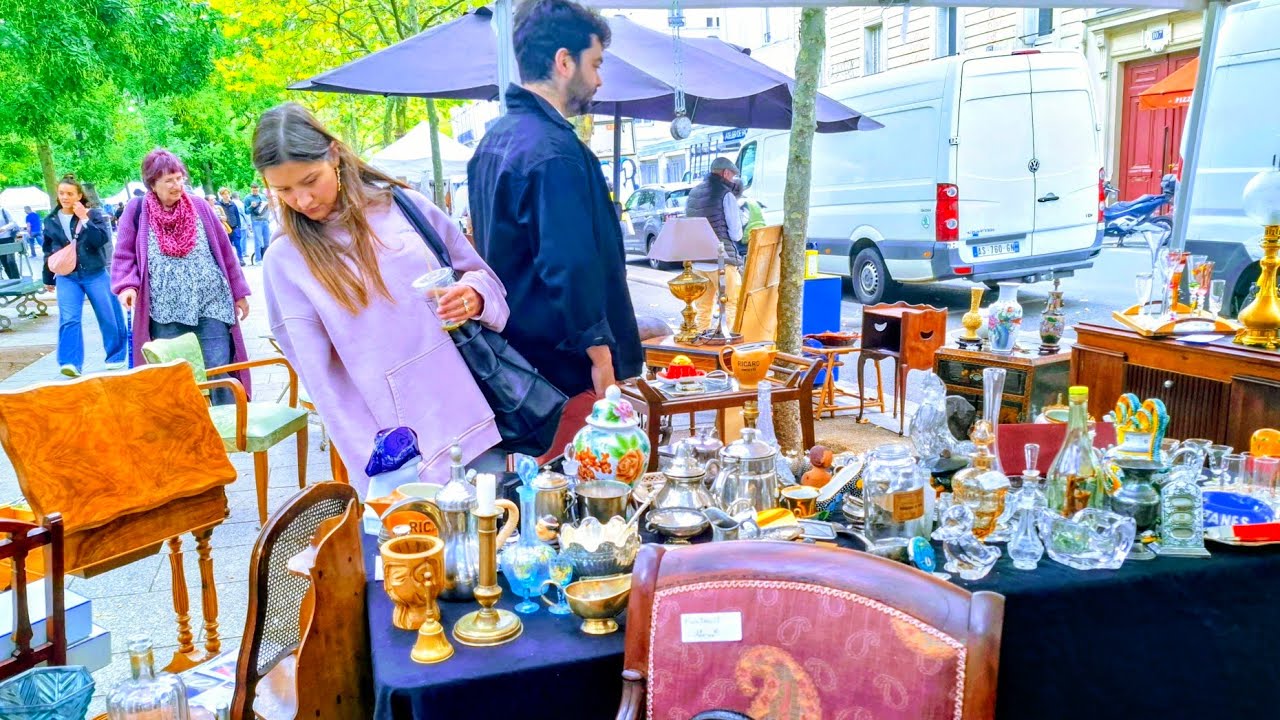 Paris France🇨🇵MARCHÉS aux puces Paris | Brocante, antiquités & trouvailles VINTAGE🏺ANTIQUITÉS🪞