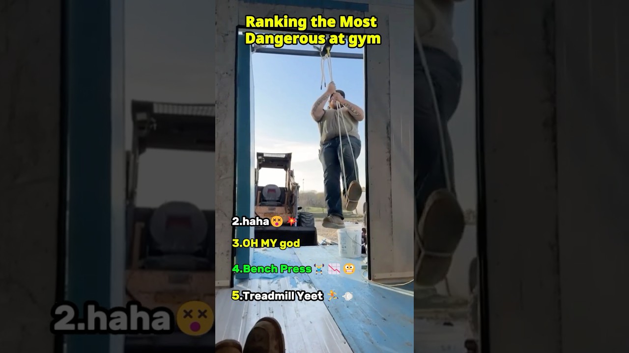 Top 5 Most Dangerous Gym Fails & Mistakes 😱😜 