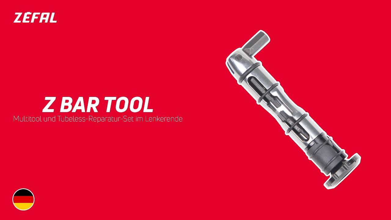Z BAR TOOL - Multitool & Tubeless-Reparatur-Set im Lenkerende