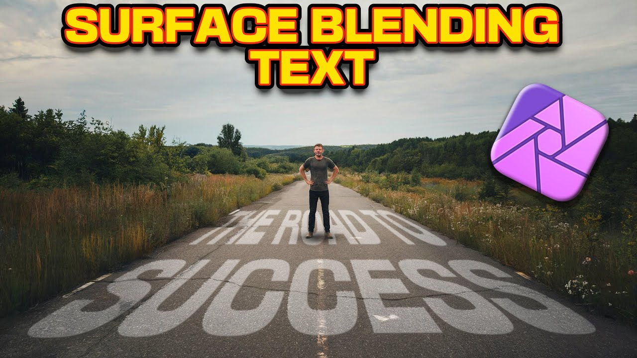 Surface Blending Text - Affinity Photo Tutorial
