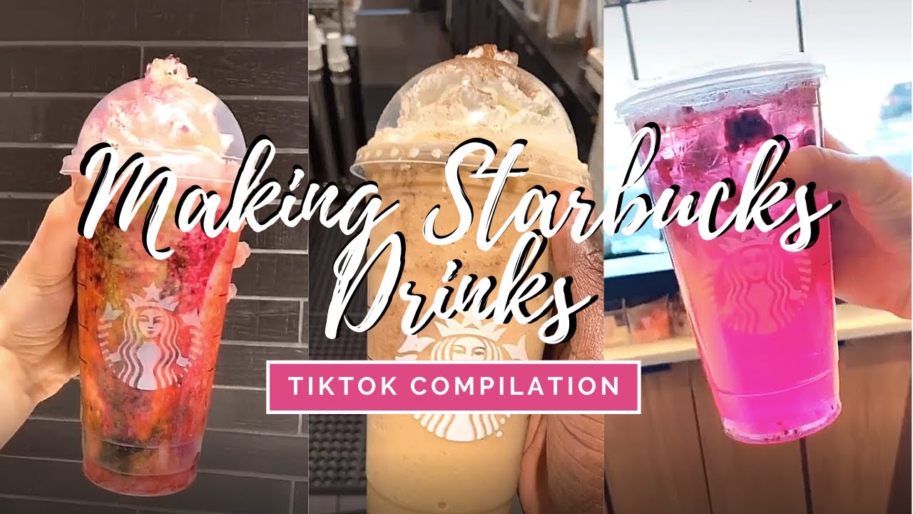 making starbucks drinks 2020 ~ tiktok compilation ✨