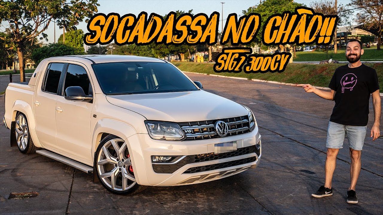 ELE REBAIXOU A AMAROK V6 PREPARADA!!🔥🔥 SUSPA FIXA E ARO 22