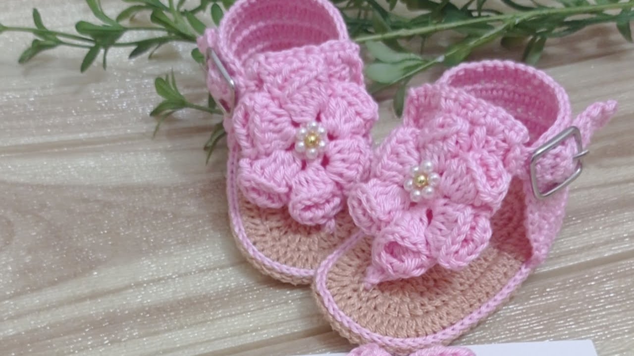 Sandalias crochet SUPER FÁCILES para PRINCIPIANTES! ☀️🧶😎
