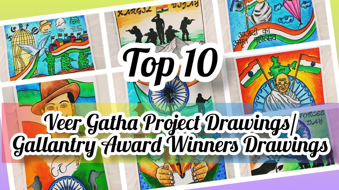 Veer Gatha Project Drawing / Gallantry Award Winners Drawing / Veer Gatha Drawing