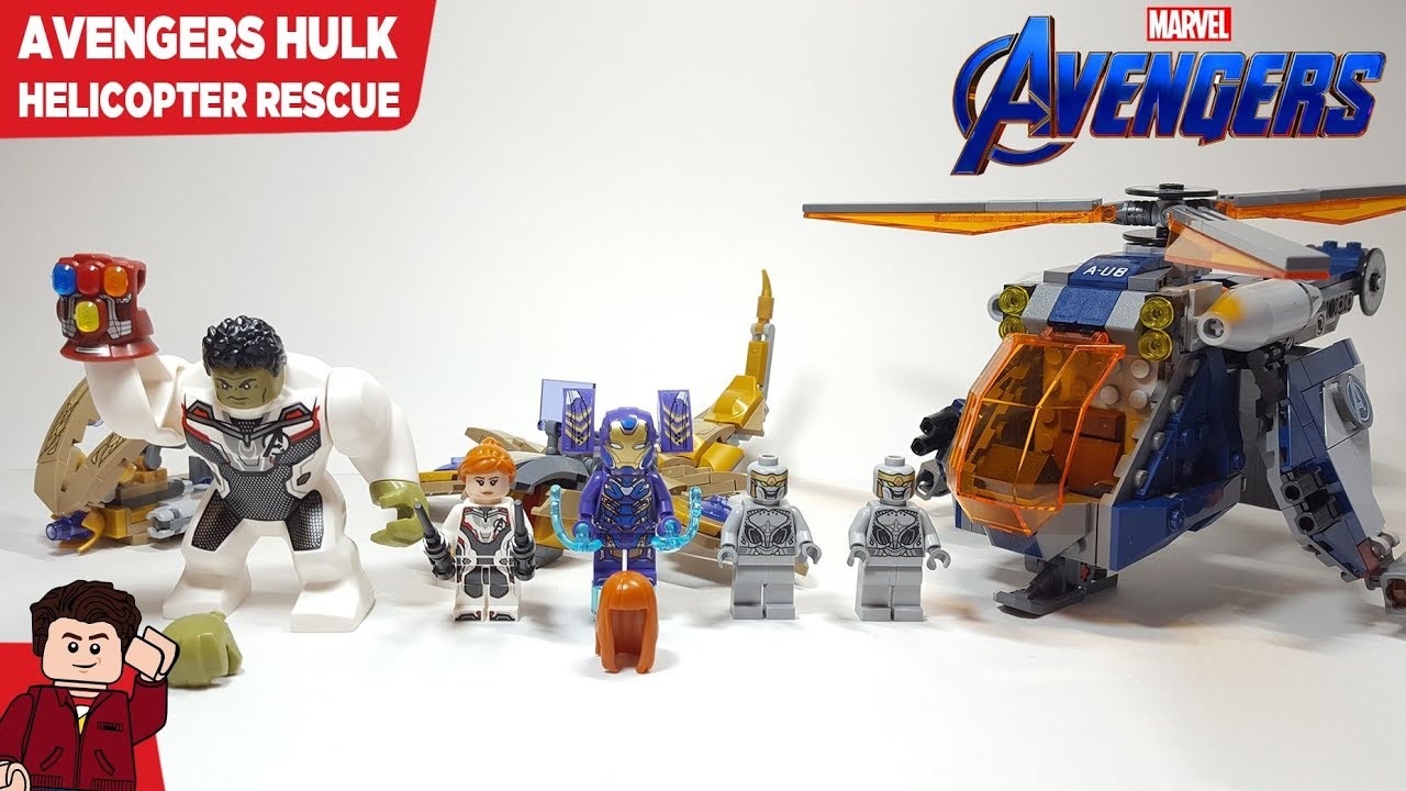 LEGO Avengers Hulk Helicopter Rescue (76144) Set Review