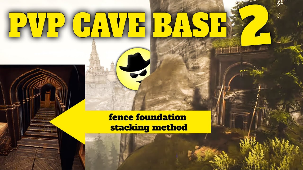 PVP CAVE BASE - 2 | Conan Exiles Isle of Siptah