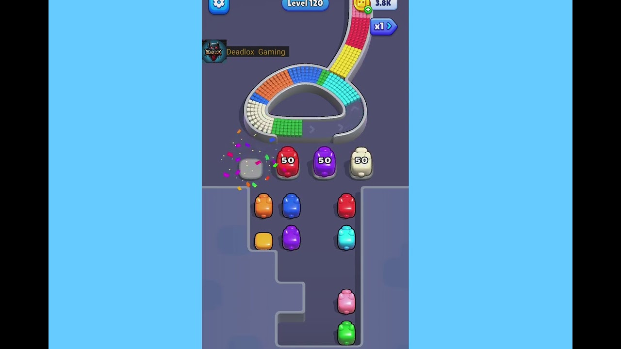Flow Blast Shooter Level 120. Walkthrough Gameplay