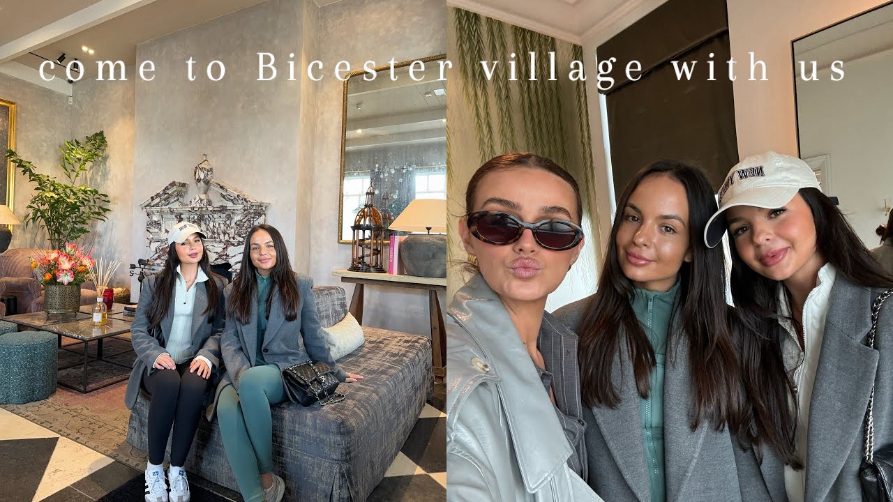 vlog: come to Bicester village with us  - Ayse and Zeliha