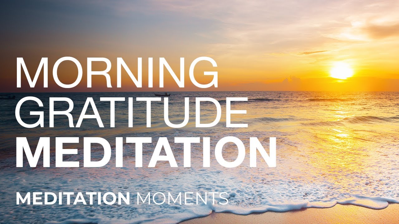 Morning GRATITUDE | 12 minute Guided MEDITATION | Relaxing music