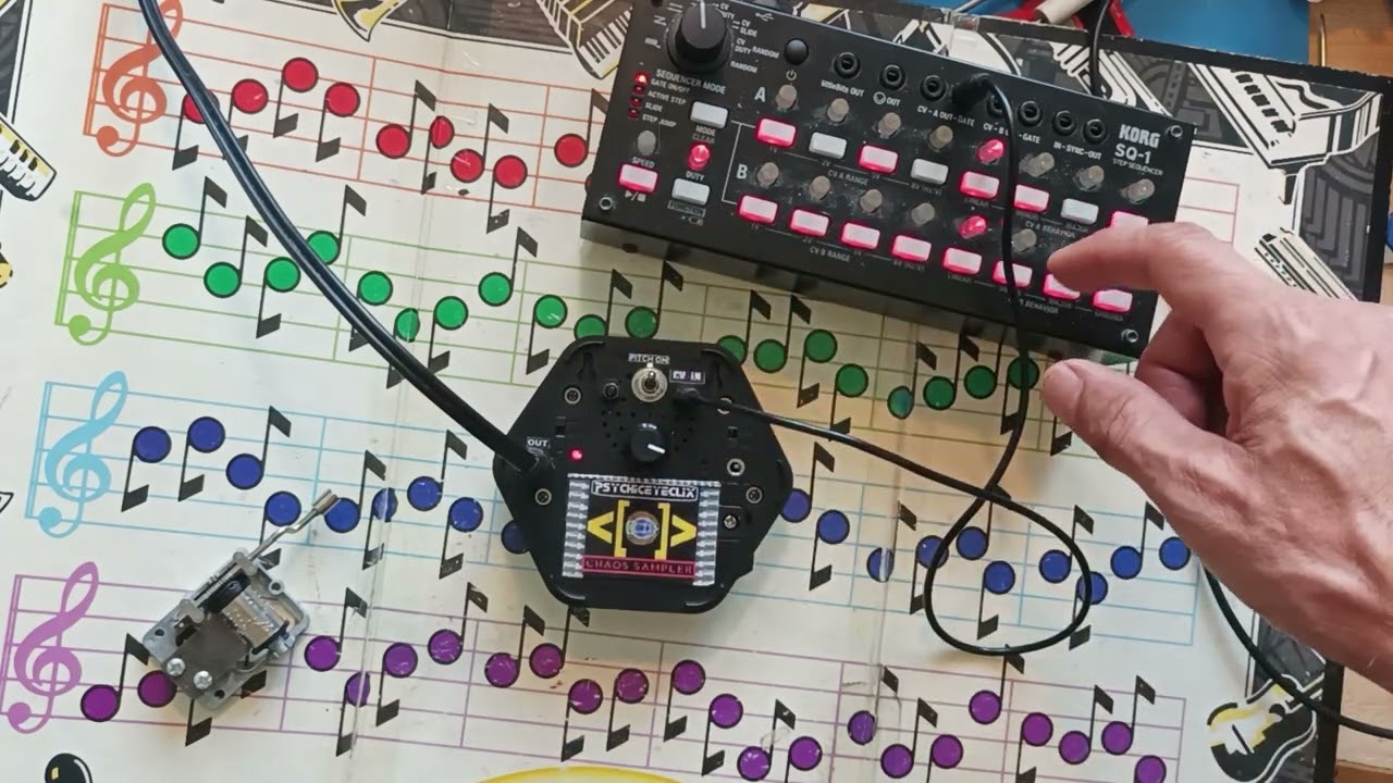 Chaos Sampler by Psychiceyeclix #circuitbent #synthwave #circuitbending #harshnoise #noise #glitch
