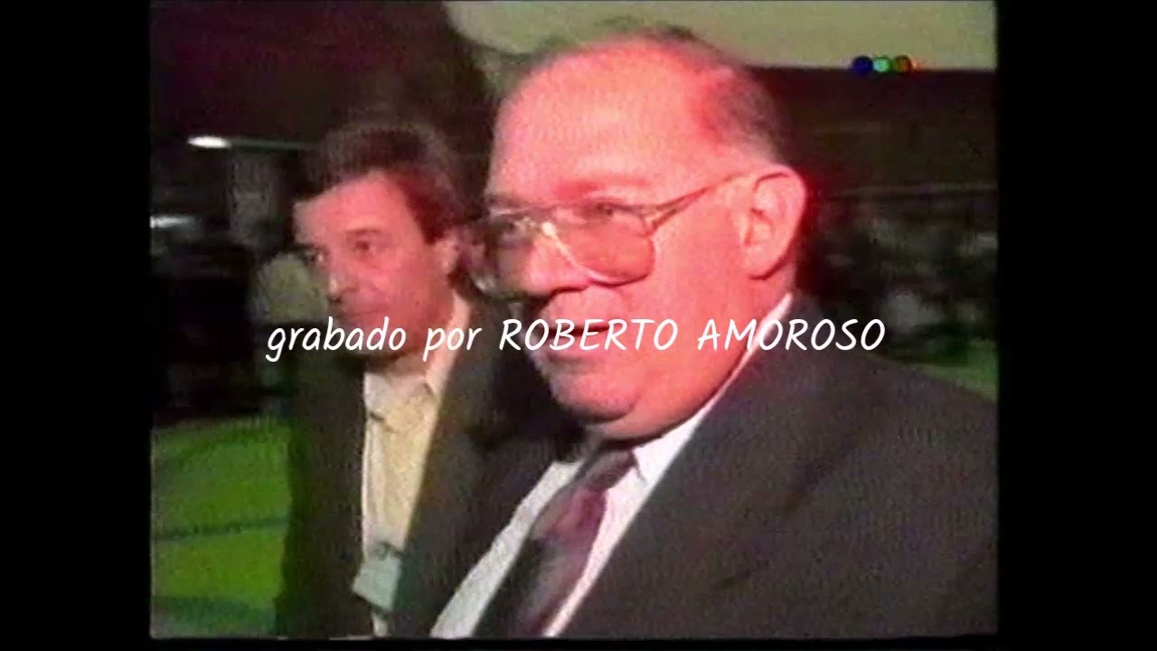 1ª aniversario del incendio en TELEFE - 1993