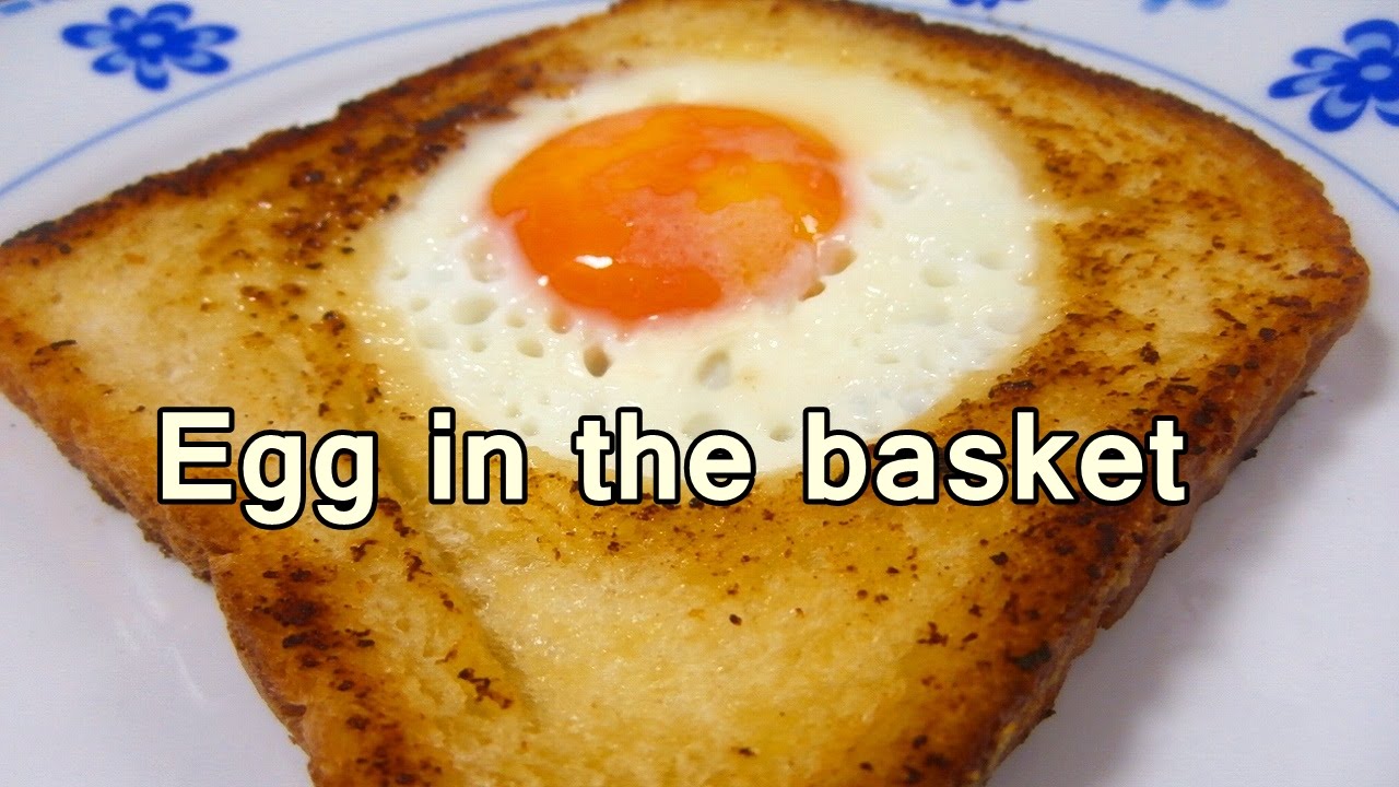 EGG IN A BASKET - Tasty and easy food recipes for beginners to make at home - Cooking videos