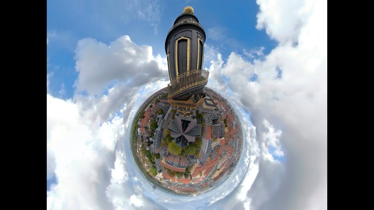 Ned fra Vor Frelsers Kirke tårn i 360°.
