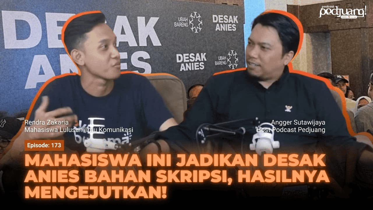 Gara-Gara Desak Anies, Anak Muda Ini Jadi Melek Politik Bahkan Dijadiin Judul Skripsi