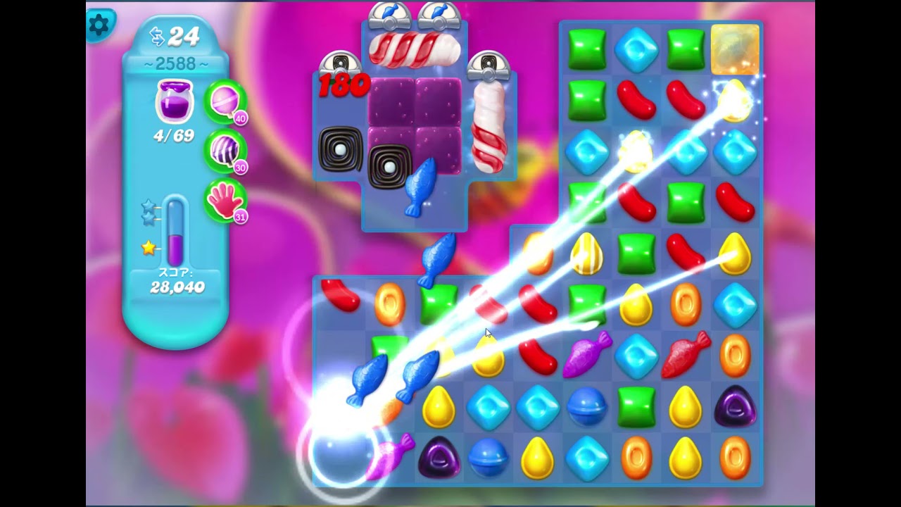 #2588 Candy Crush Soda Saga NO BOOSTERS