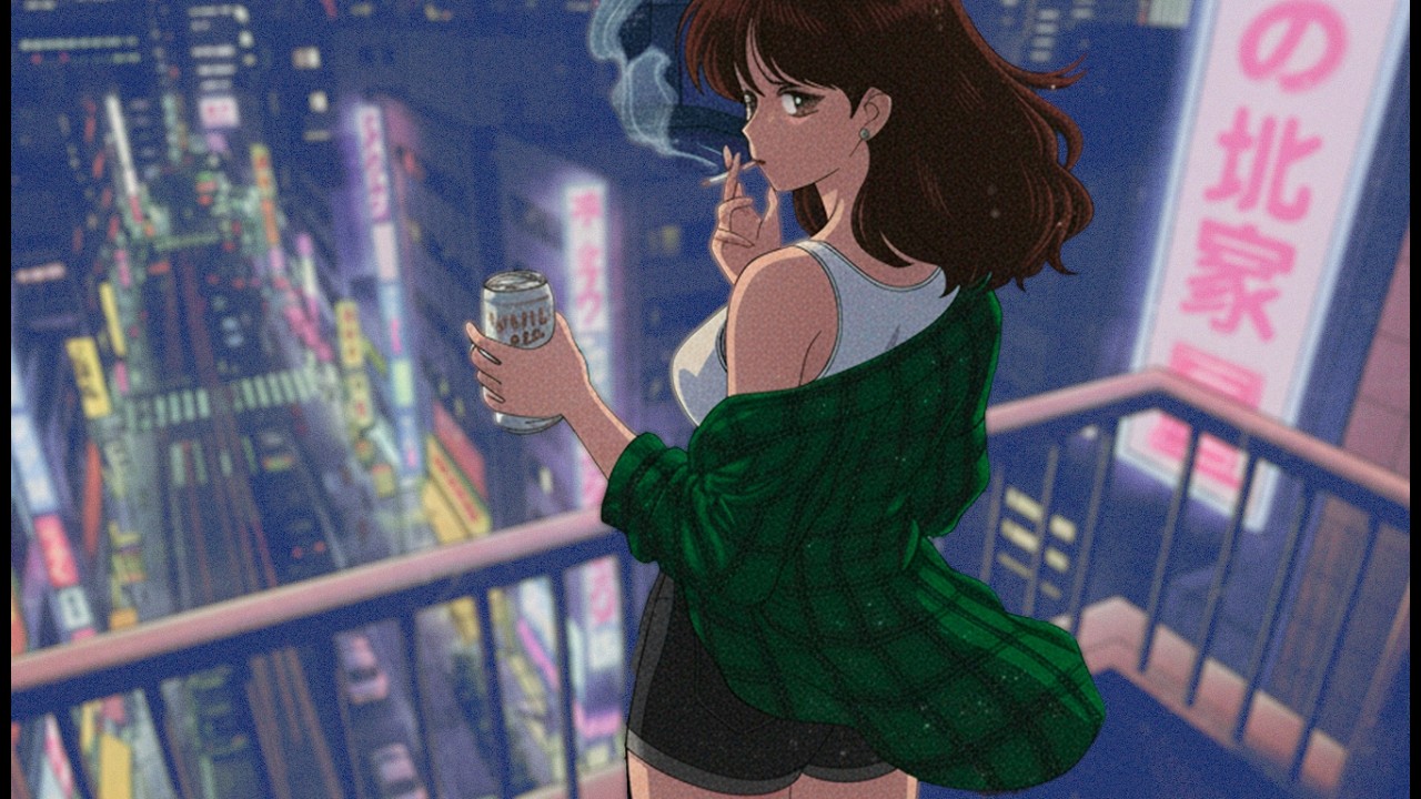 Japanese City Pop 80s 🌃 Balcony Night Beer – 夜のベランダで聴く80年代シティポップ