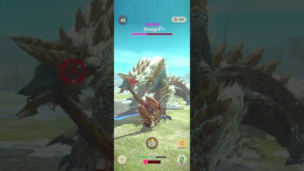 [MHN] 10.5 Tigrex Charge Blade vs *9 Zinogre