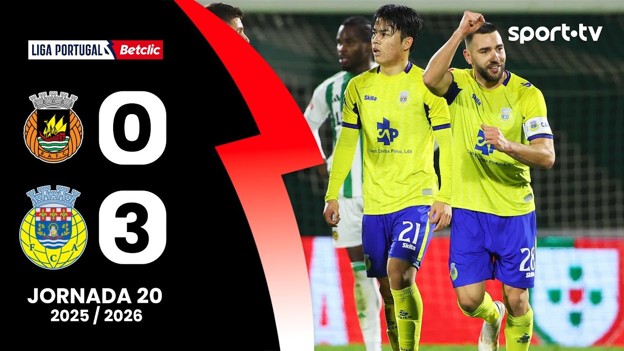 Resumo: Rio Ave 0-3 Arouca - Liga Portugal Betclic | sport tv