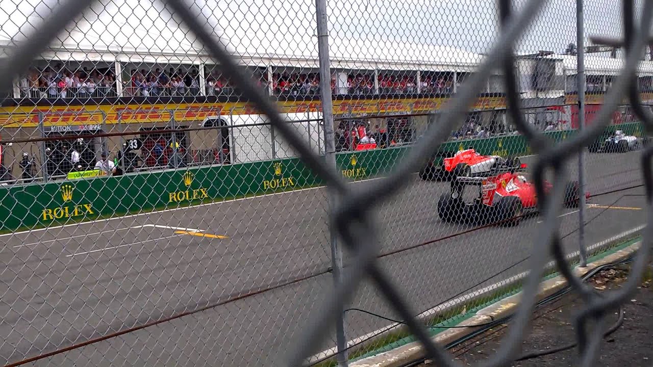At the Formula One Canadian Grand Prix 2015 - Starting Grid Formation and Race Start