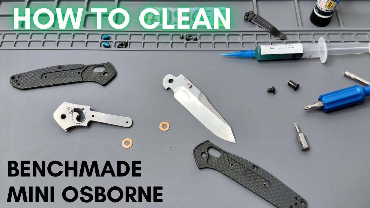 How to Disassemble the Benchmade Mini Osborne - Then Re-Assemble