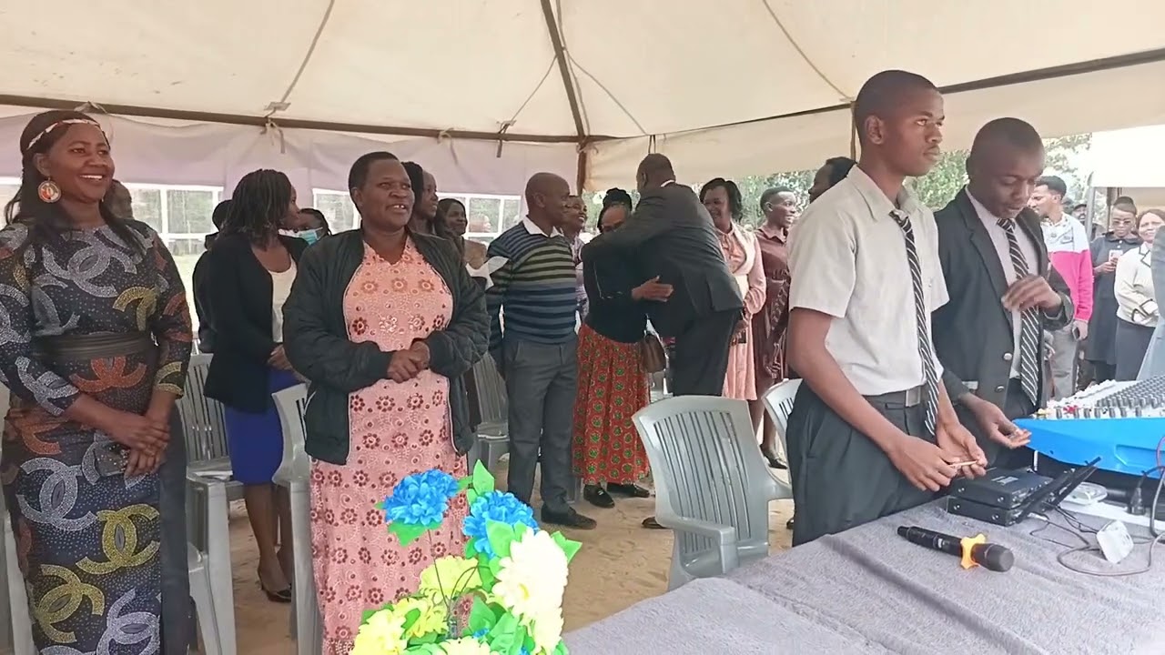 INDIMULI KAHI'S GRAND ENTRANCE AT MACHAKOS SCHOOL DURING HIS RETIREMENT PARTY AND PRIZE GIVING