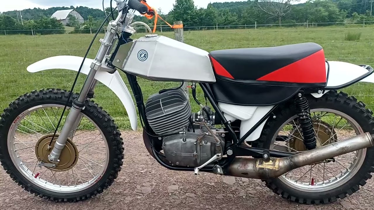 1973 CZ 400 dirtbike motorcycle transport
