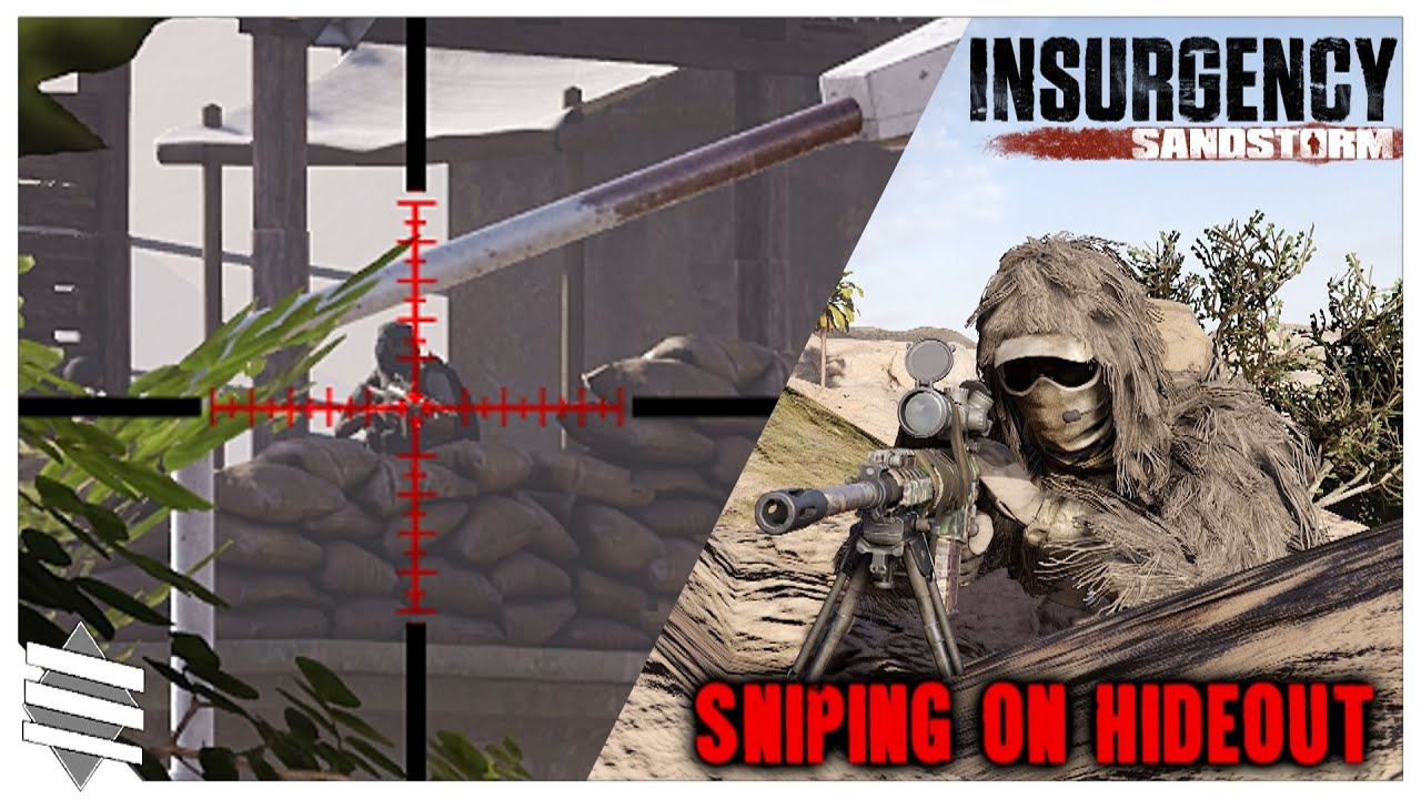 Sniping With The M110 SASS On Hideout - Insurgency Sandstorm | Gameplay