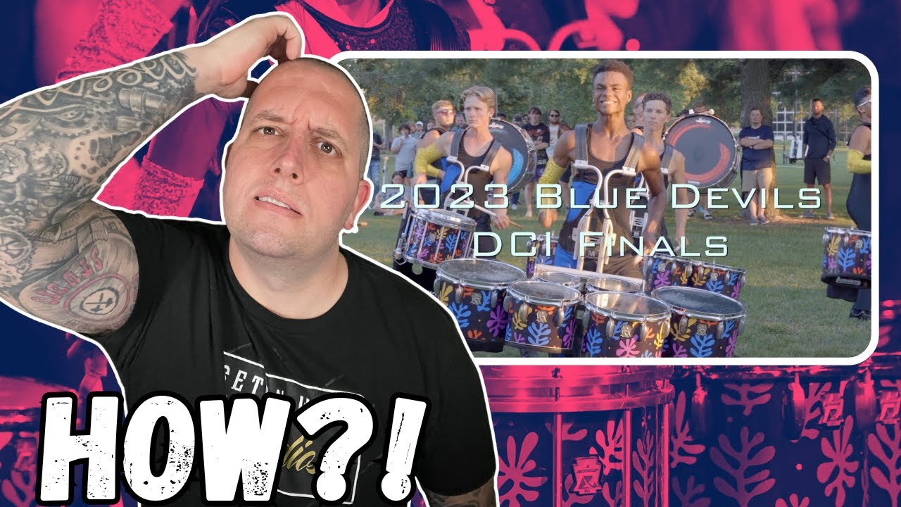 2023 Blue Devils Drumline Goes Crazy! || Rock Drummer Reacts