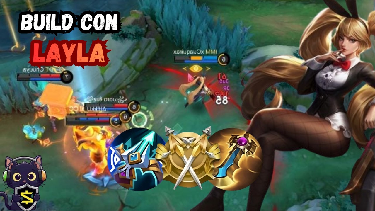 JUGAMOS CON LAYLA🏹EN RANK🤨ME QUIEREN AGARRAR💥|#mobilelegends 