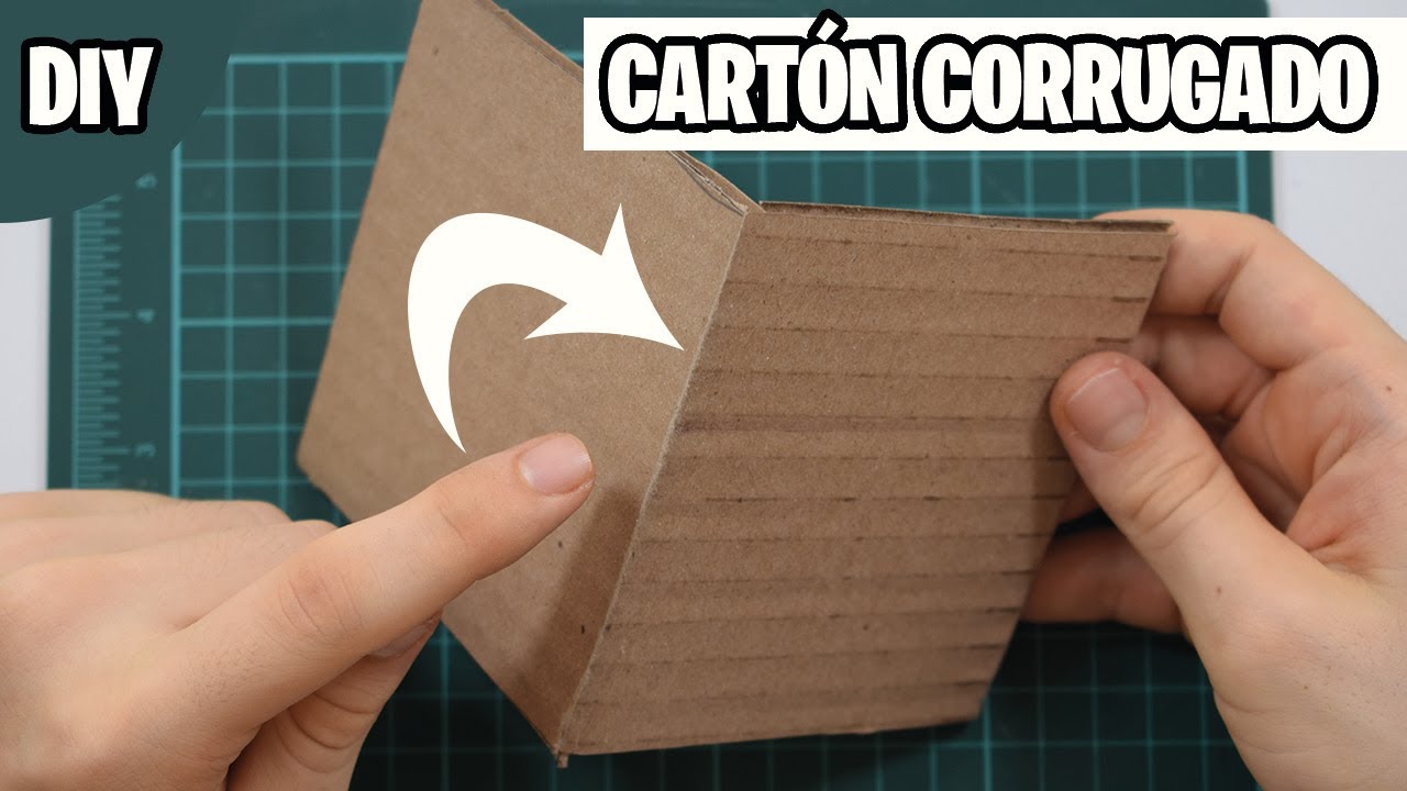 Corte y Unión: CARTÓN CORRUGADO| Fácil y rápido |DIY|