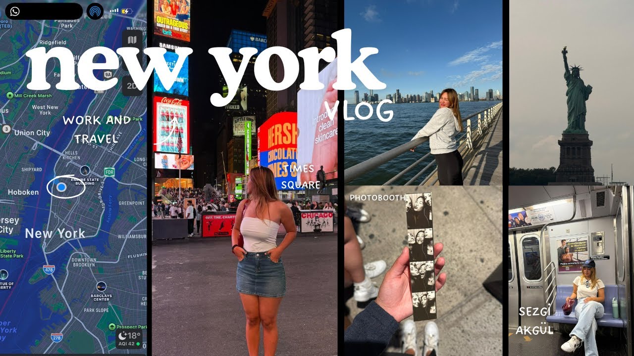 New york!! | Work And Travel | New York'ta Türk ünlü görmek, vlog