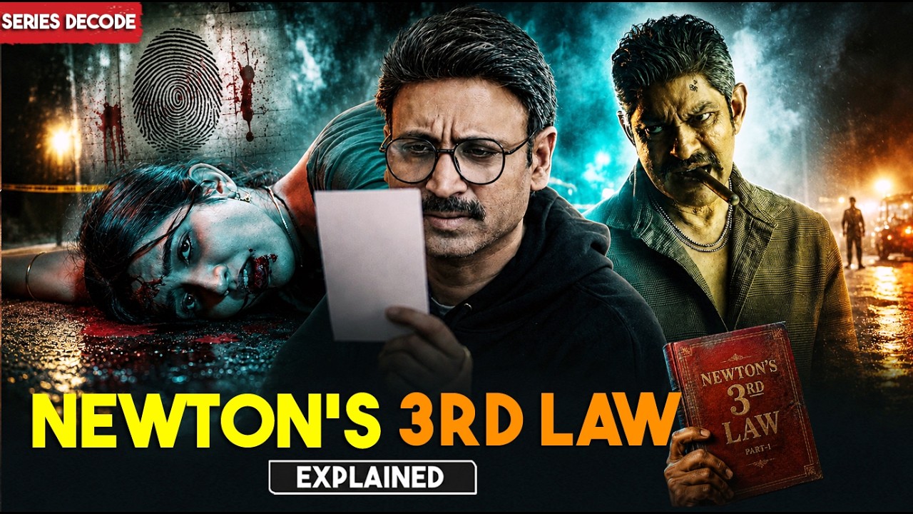 Newton's 3rd Law Movie Explained In Hindi I Double Murder Case Investigation I Newtons Third Law
