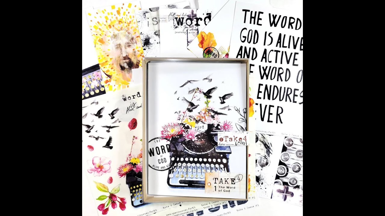 Open Journey's New Take 4 WORD OF GOD Bible Journaling Kit and ADD ONS Review