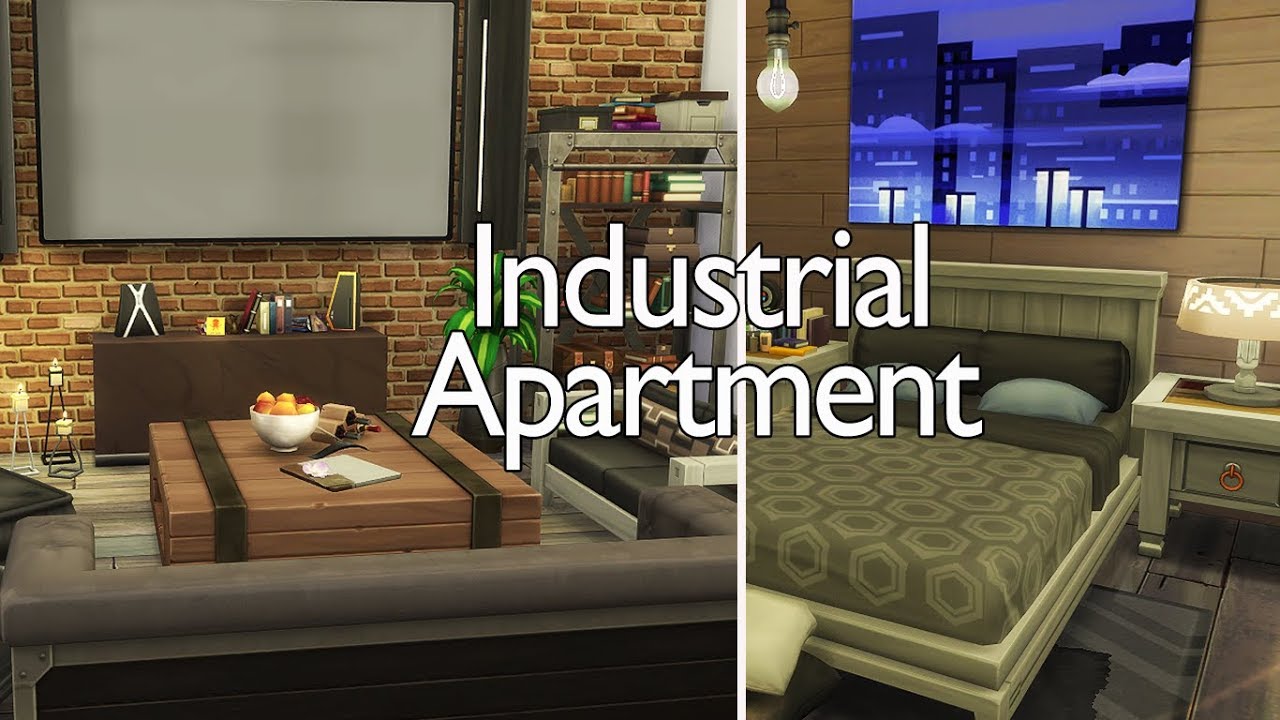 Industrial Apartment // The Sims 4 Speed Build
