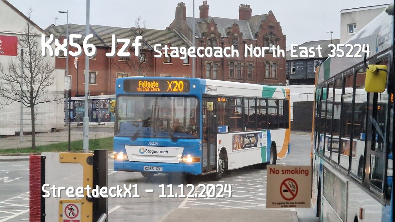 X20 to Fellgate - Stagecoach North East 35224 - Alexander Dennis Dart SLF Alexander Dennis Pointer