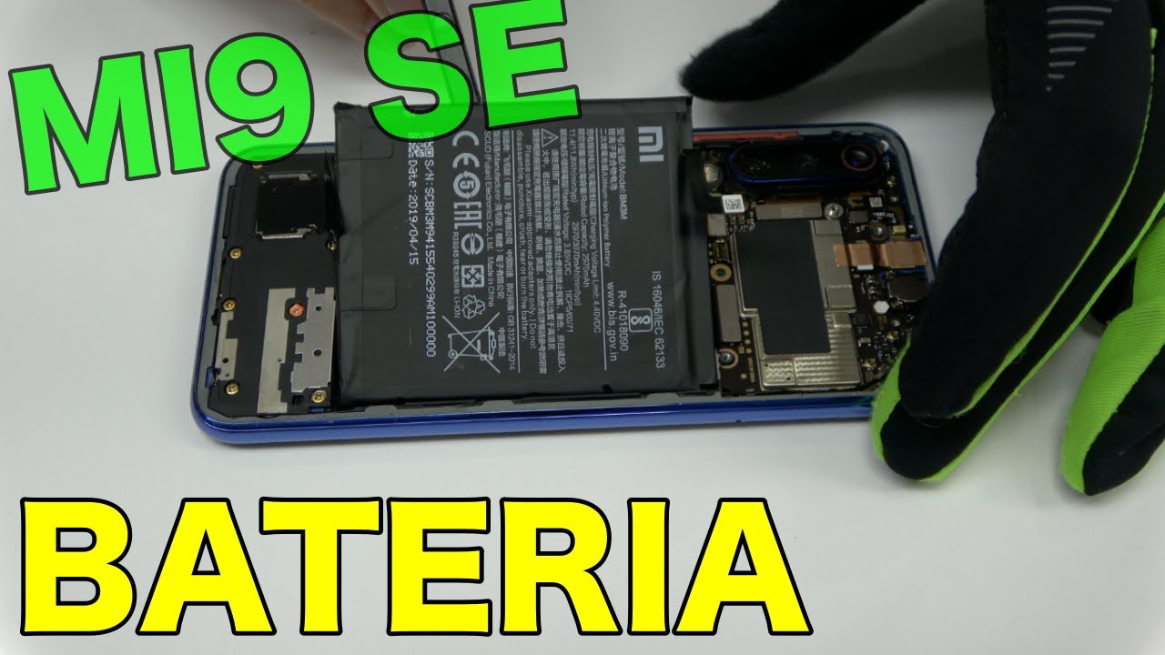 Xiaomi MI9 SE заменить аккумулятор