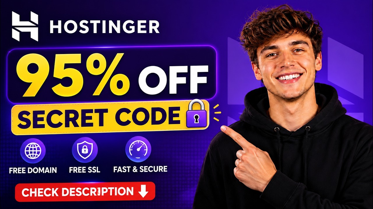 Hostinger Coupon Code 2026: Get Up to 85% OFF + Free Domain | Shared Hosting Review