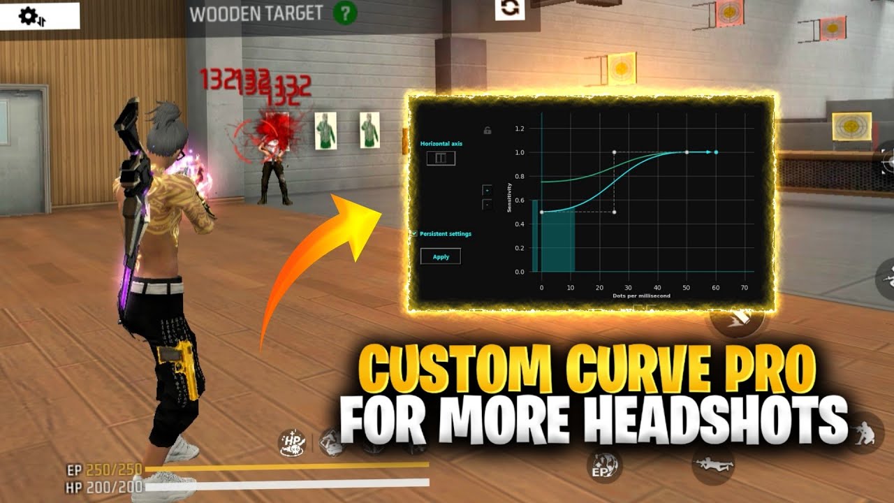 CUSTOM CURVE FOR MORE HEADSHOT 😲😱 II CUSTOM CURVE SETTING FOR FREE FIRE II CUSTOM CURVE DOWNLOAD