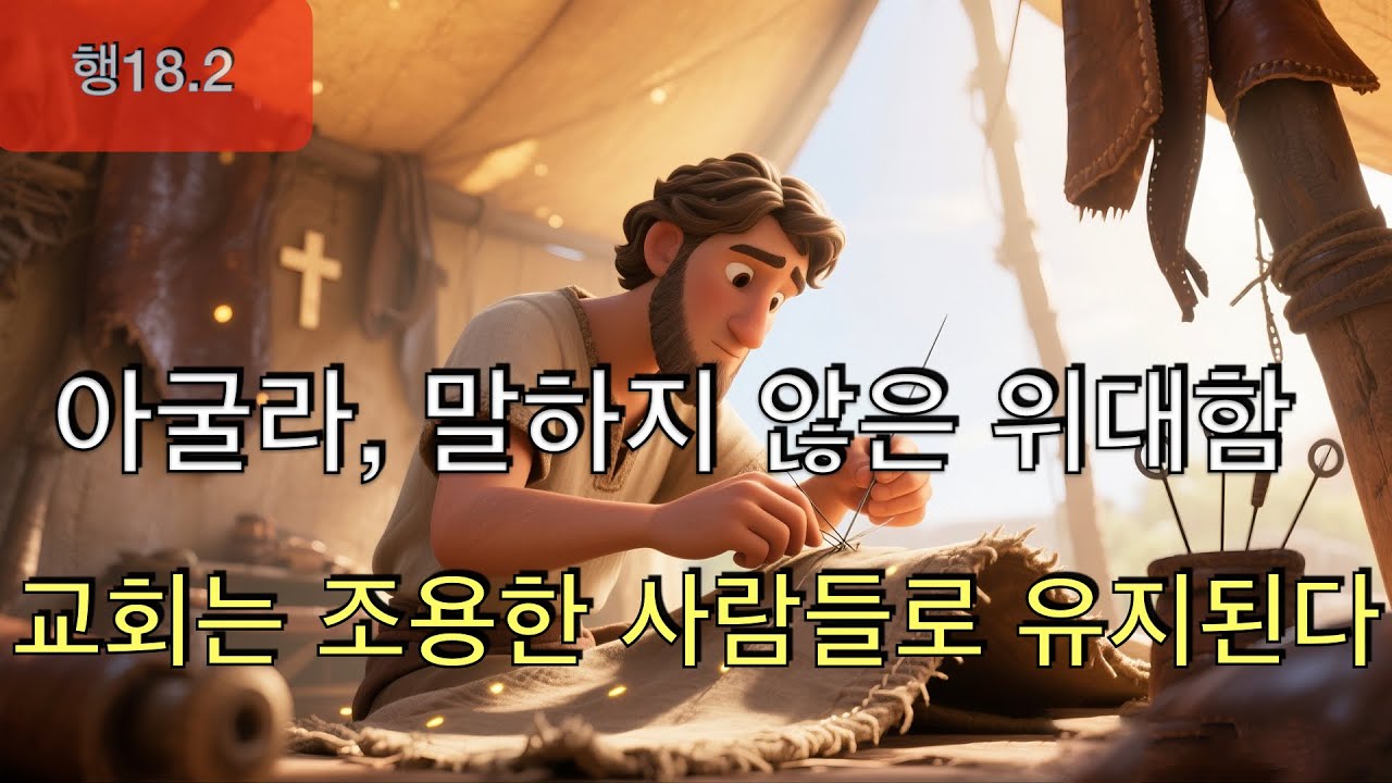아굴라, 천막 위에 세워진 믿음