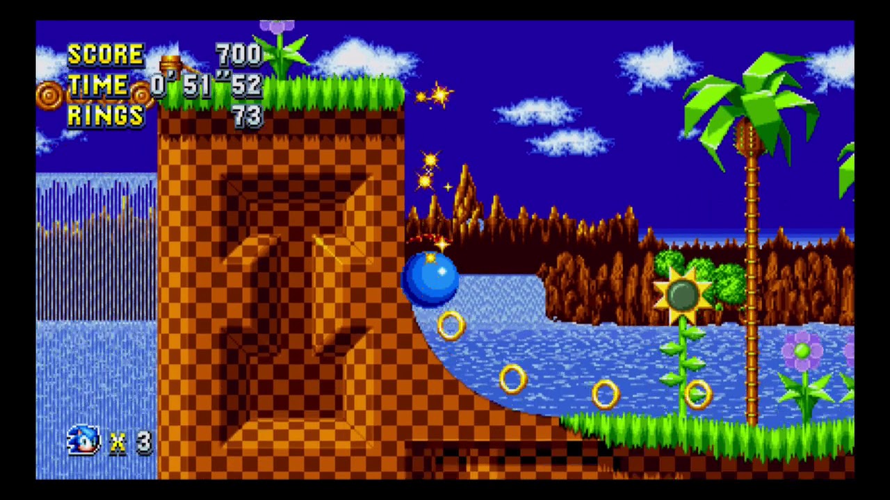 Sonic Mania: Sonic Playthrough Part 1 Green Hill Zone
