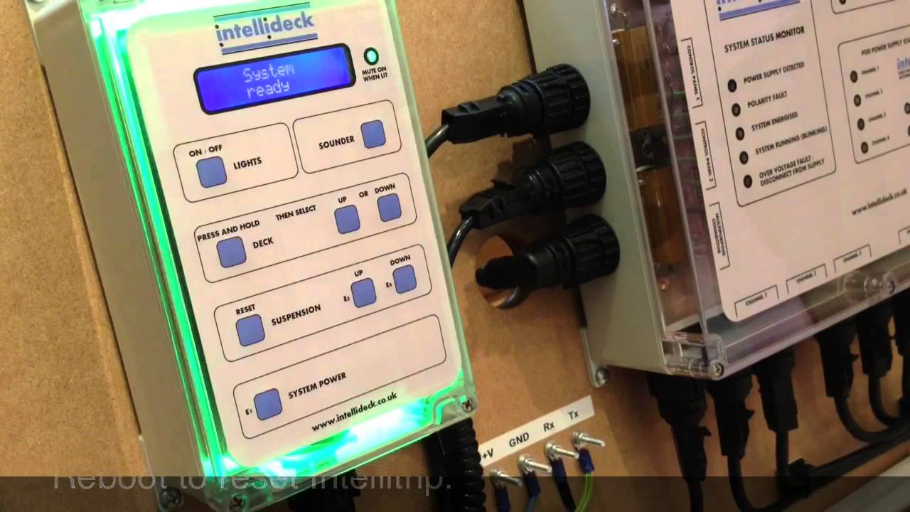 Intellideck - control systems for double-deck trailers with hydraulic moving decks.