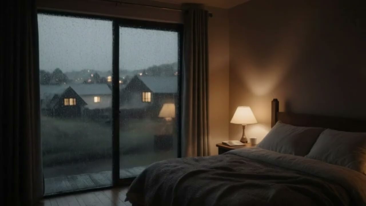 Relax and Fall Asleep with Rain Sounds 🌧️ & Soft Thunder 🌩️ | Deep Sleep & Relaxation