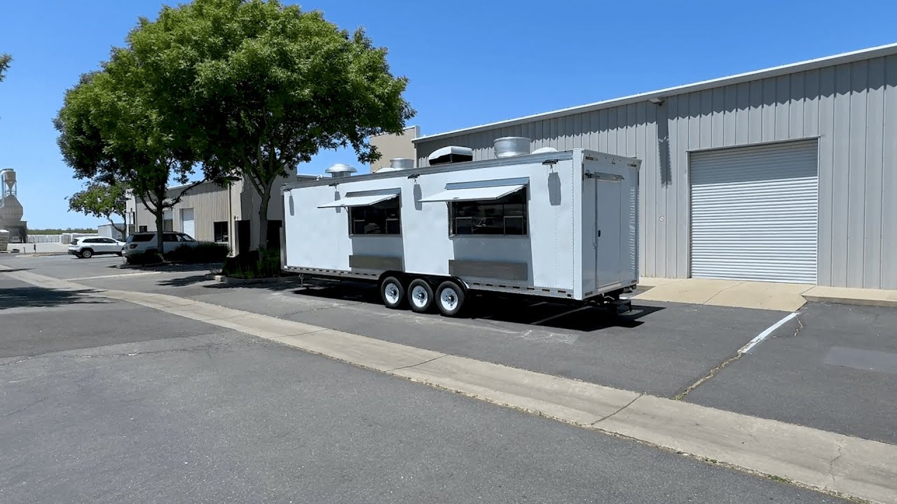 Full Tour of a 30ft Food Trailer | Golden State Trailers Complete Walkthrough
