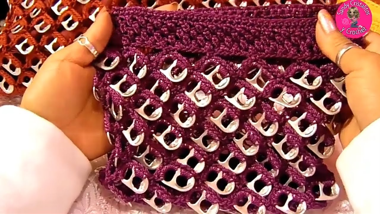 Cómo tejer un bolsito a Crochet con fichas/anillas