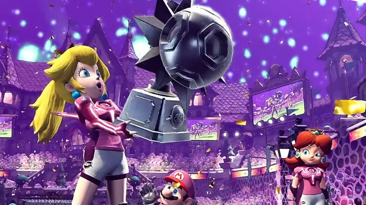 Mario Strikers Battle League Cannon Cup Peach